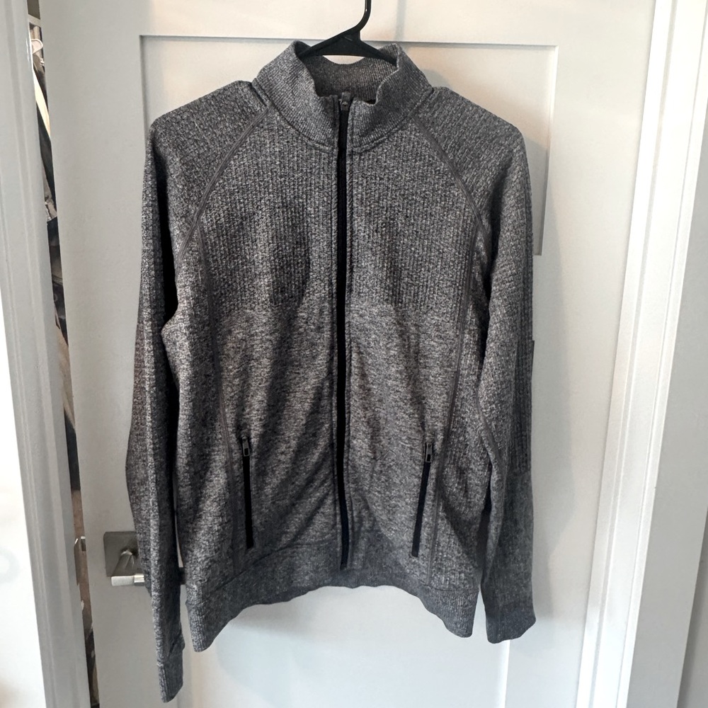 lululemon athletica Charcoal Zip-Up Men's Sweater